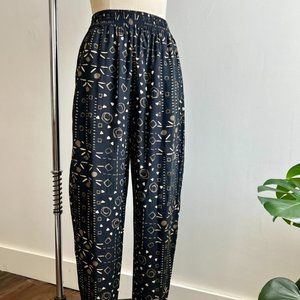 Vintage Christina Fairbanks black and brown pants